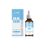 Skincare serum with hyaluronic acid for smooth skin

