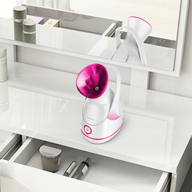 Large-capacity 100ml facial steamer for home spa care


