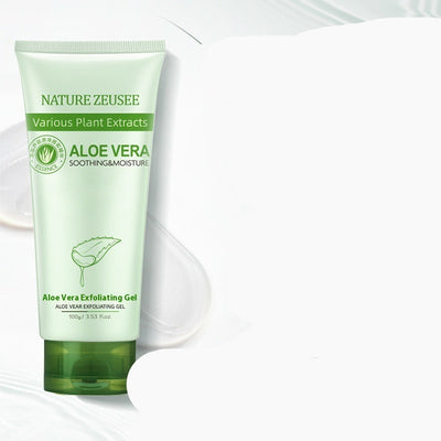 Aloe Vera Exfoliating Gel in a tube for smooth glowing skin


