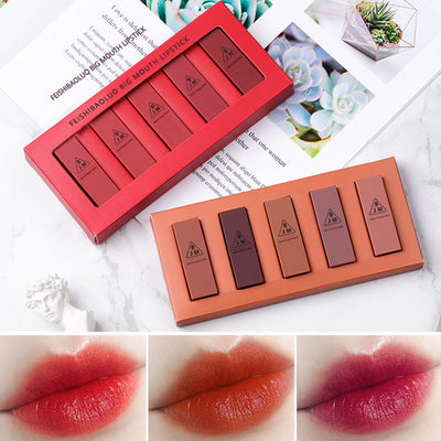 5 Vitamin Lipstick Set with five vibrant nourishing shades