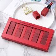 Collection of five lipsticks enriched with vitamins