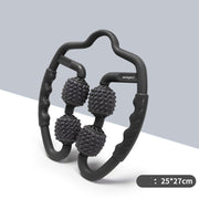 Textured foam roller for deep tissue muscle therapy


