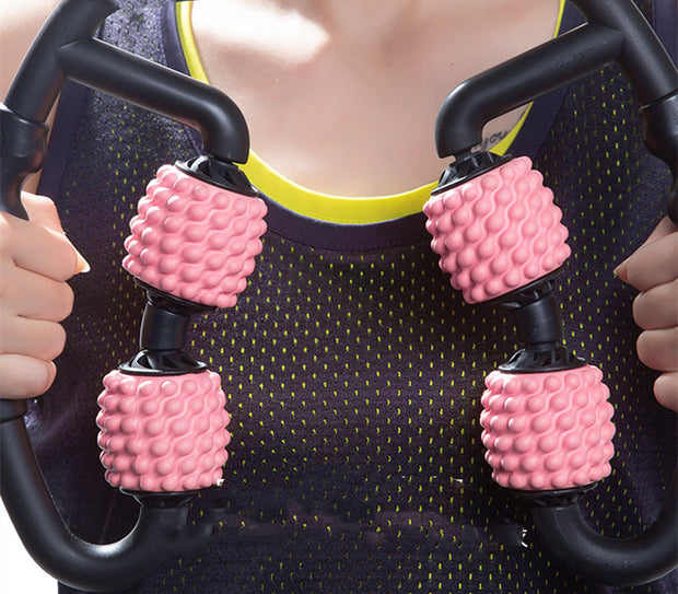 Massage roller for relieving soreness and tight muscles

