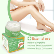 
Leg care cream for varicose veins and circulation support

