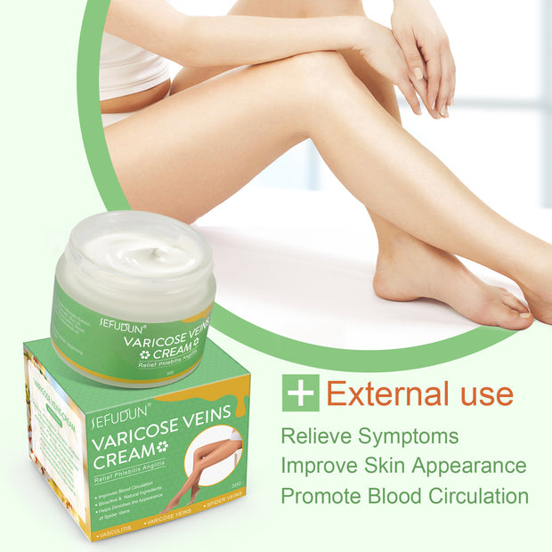 
Leg care cream for varicose veins and circulation support

