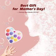 Luxury bath bomb set with assorted fragrances


