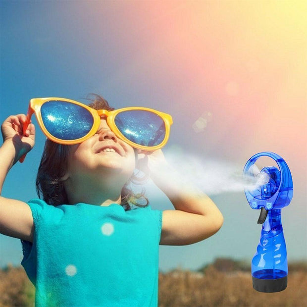 Portable mini sprayer for face mist and cooling
