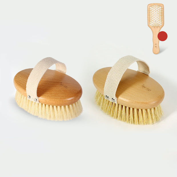Dry brushing body brush for cellulite and exfoliation

