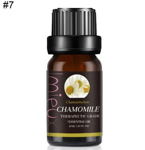 Glass bottle of essential oil for holistic wellness