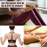 Wooden massage rollers for cellulite reduction

