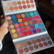 Beauty Glazed Palette - Eyeshadow Modification featuring 63 vibrant matte and shimmer shades for versatile eye makeup looks. Ideal for bold and neutral styles.