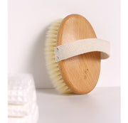 Bristle body brush improves circulation and skin tone

