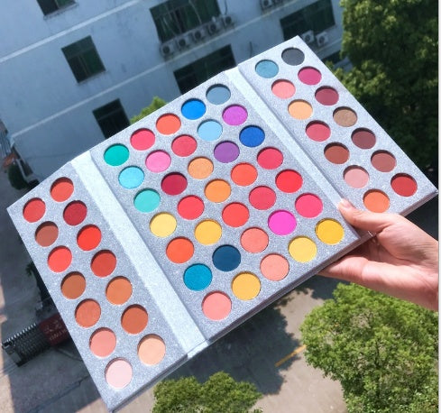 Beauty Glazed Palette - Eyeshadow Modification with 63 vibrant matte and shimmer shades for versatile eye makeup looks. Ideal for bold and creative styling.