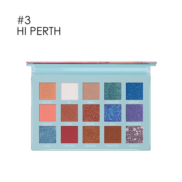 Mini travel eyeshadow palette for quick makeup looks

