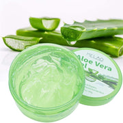 Aloe vera gel jar for soothing and hydrating skin

