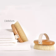 Exfoliating bath brush with natura