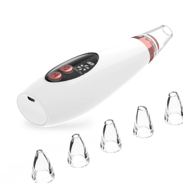 Nose cleanser and pore vacuum tool for blackhead removal

