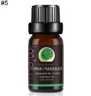 Glass bottle of essential oil for holistic wellness