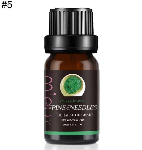 Glass bottle of essential oil for holistic wellness