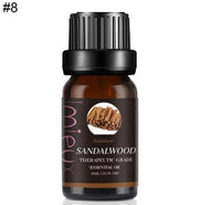 Glass bottle of essential oil for holistic wellness