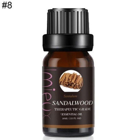 Glass bottle of essential oil for holistic wellness