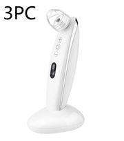Blackhead remover device displayed on beauty background

