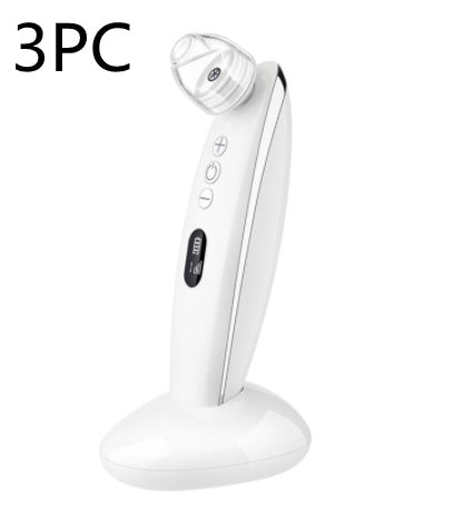 Blackhead remover device displayed on beauty background

