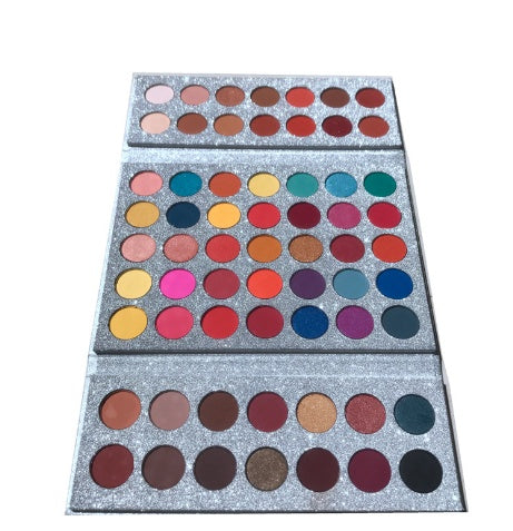 Beauty Glazed Palette - Eyeshadow Modification with 63 vibrant shades for versatile eye makeup. Ideal for blending, highlighting, and defining eyes.