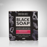 Natural charcoal bamboo soap bar for detox and skincare

