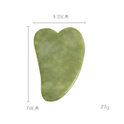 Jade gua sha beauty tool for glowing healthy skin

