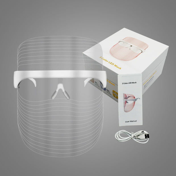 Household LED therapy mask for acne and fine lines

