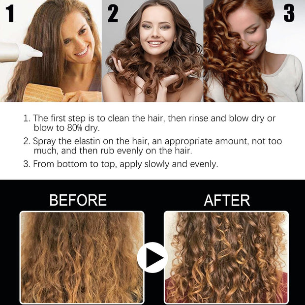 Volumizing hair setting spray displayed on vanity

