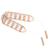 3-piece wooden massage roller set for skincare routine
