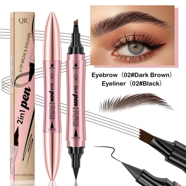 Eyebrow pen tool creates 3D hair-like strokes

