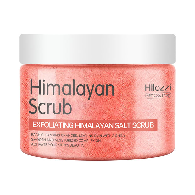 Himalayan salt exfoliating cream removes dead skin cells


