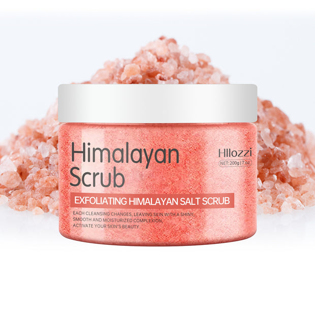 Himalayan salt body exfoliator for soft healthy skin

