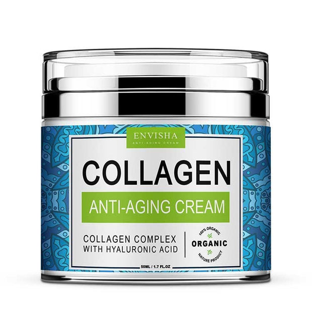 Anti-wrinkle face cream with collagen and retinol
