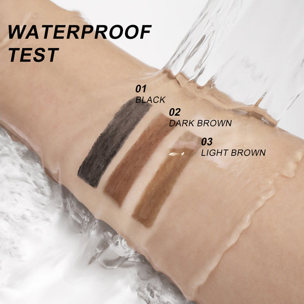 3-in-1 eyebrow pencil waterproof and smear-proof

