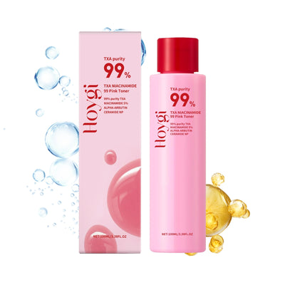 Niacinamide toner bottle for brightening and pore care

